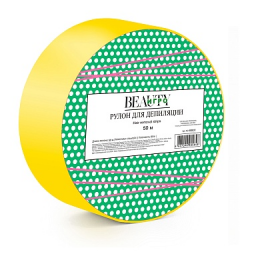 Бумага для депиляции в рулоне IGRObeauty, желтая, 100м